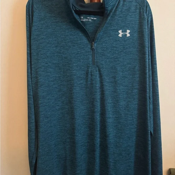 Under Armour Blue Quarter Zip Jacket size 2xl - Picture 1 of 2